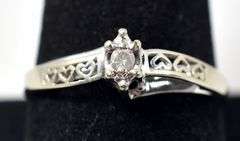 Fantastic Diamond Ring in 10K White Gold
