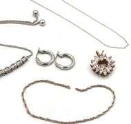 Group lot of Vintage 925 sterling silver mixed jewelry