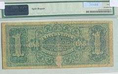 $1 Dolly Madison 1886 Silver Certificate PMG Net 12
