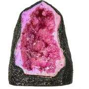 Natural Rose Red Quartz Geode