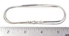 Snake Chain Link in Sterling Silver