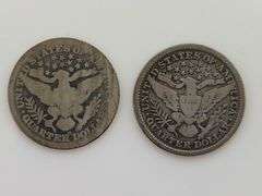 1898 & 1898 O Barber Quarters, Circulated