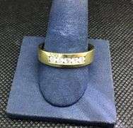 MEN’S 14K YELLOW GOLD NATURAL DIAMOND WEDDING BAND
