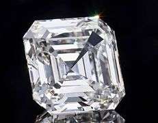 Dazzling 5 Ct White Asscher Cut Fire Moissanite Solitaire