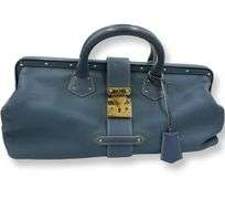 Louis Vuitton Blue Suhali Leather L'Ingenieux GM Bag