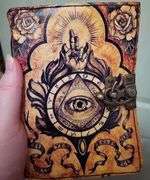 Leather-Bound Spell Book Journal
