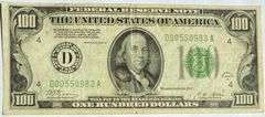 Nicer $100 1928A Cleveland Fed Reserve Note.