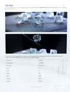 14kt White gold 0.70ct Radiant solitaire engagement ring