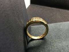 MEN’S 14K YELLOW GOLD NATURAL DIAMOND WEDDING BAND
