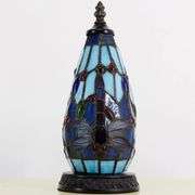 Mini Tiffany Dragonfly Stained Glass Lamp