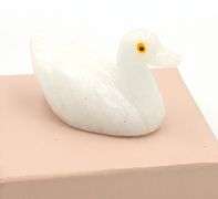 Carved Crystal Duck