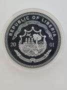 Lot Of 2 Silver Republic Of Libera Coins