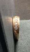 MEN’S 14K ROSE GOLD NATURAL DIAMOND WEDDING BAND