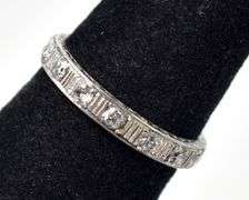 Brilliant Diamond Band Ring in Platinum