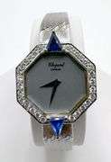 Stunning Vintage Chopard Ladies Watch With Diamonds and Sapphires