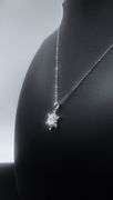Sparkling 2 Ct. Lab Simulated Diamond Snowflake Pendant Necklace