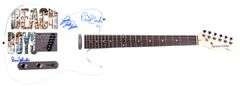 The Beach Boys Johnston Marks Mike Love Signed Graphics Guitar ACOA Exact Proof ACOA