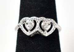 Darling Heart Ring in 10K White Gold