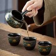 Rotating Stone Mill Design Kung Fu Tea Set