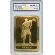 Karl Malone Rookie ’98 Gold Sculptured Card Mint 10