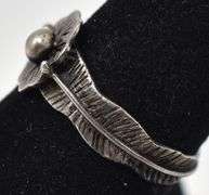 Flower Band Ring in Sterling Silver