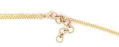 18kt Yellow gold 1.25ctw Illusion set diamond necklace
