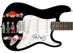 Limp Bizkit Fred Durst Autographed 1/1 Custom Graphics Guitar ACOA