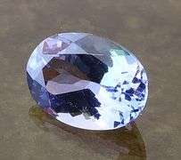 Stunning .83ct violet blue Tanzanite