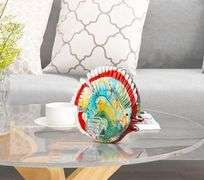 Hand-Blown Glass Tropical Fish Decor