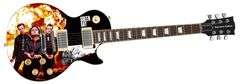 Green Day Signed "Punk Pyrotechnics" 1/1 Signature Edition Graphics Guitar ACOA
