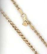 Attractive 10K Yellow Gold Fancy Link Necklace