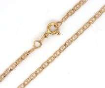 18kt Yellow gold Gucci style link chain necklace
