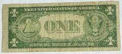 $1 1935A Experimental Silver Certificate. Fr 1609