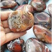 Polished Natural Agate Palm Stone