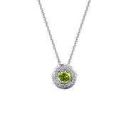 Genuine Natural Peridot dancing pendant