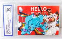 Mike Trout 2023 Baseball Card, 10 Gem Mint