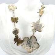 Set of Vintage 925 sterling silver necklace and dangle earrings
