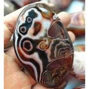 Polished Natural Agate Palm Stone