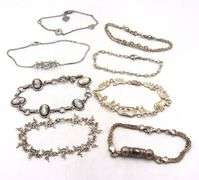 Group lot of Vintage 925 sterling silver earrings