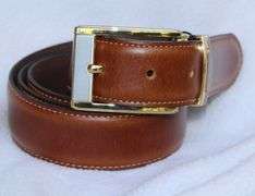 Classy Fine Quality Leather Belt, Made In Italy