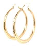 10kt Yellow gold hoop earrings