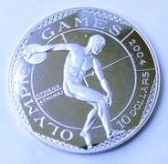 2004 Olympic Games Silver Coin