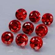 Top color!! 8.76ct 9pc. Mozambique Garnet set