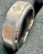 14K White Gold Princess Cut Diamond Ring