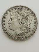 1902 O Morgan Silver Dollar, Cleaned