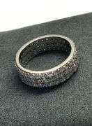MEN’S 14K WHITE GOLD NATURAL DIAMOND WEDDING BAND
