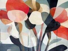 Abstract Flowers Giclee by Horacio