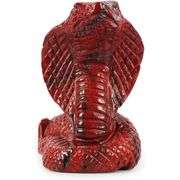 Hand-Carved Mookaite Crystal Cobra Snake