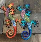Metal Gecko Wall Art