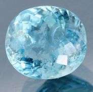 Sky blue! Unheated! 2.85ct Brazilian Aquamarine